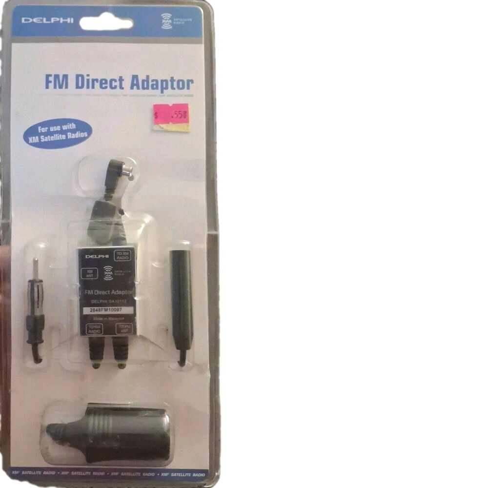 Delphi FM Direct Adaptor XM Satellite Radio Wired Adapter Sealed SA10112 NOS